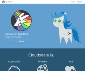 Cloudsdale.org(Cloudsdale) Screenshot