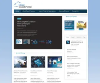 Cloudsearchportal.com(Hosted cloud environment) Screenshot