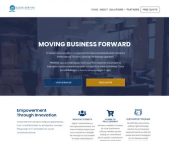 Cloudserviceadvisors.com(Cloud Service Advisors) Screenshot