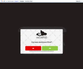 Cloudshop.pl(Vape Shop) Screenshot