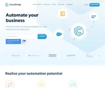 Cloudsnap.com(Automate Your Business) Screenshot