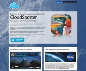 Cloudspotterapp.com(An app by The Cloud Appreciation Society) Screenshot