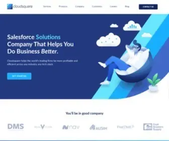 Cloudsquare.io(Salesforce Solutions and Consulting Partner) Screenshot