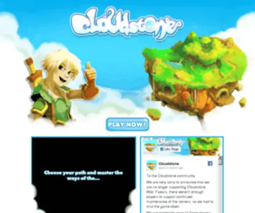 Cloudstonegame.com(Cloudstone) Screenshot