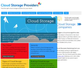 Cloudstorageproviders.com(Forsale Lander) Screenshot