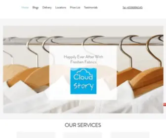 Cloudstory.sg(Laundry service Singapore) Screenshot