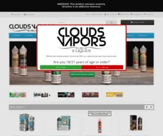 Cloudsvapors.com(Clouds Vapors Distro) Screenshot