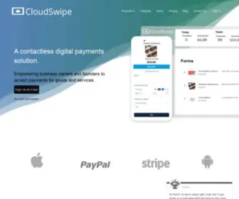 Cloudswipe.net(Contactless Digital Payments) Screenshot