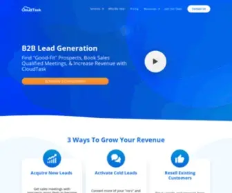 Cloudtask.com(Build Your Ideal SDR Team) Screenshot
