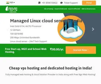 Cloudtechtiq.com(Managed Cloud Server and Dedicated Server Provider in India) Screenshot