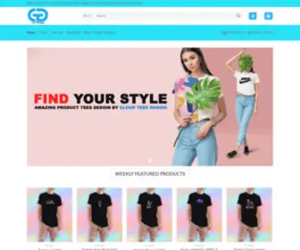 Cloudteesdesign.com(Awesome Tees Design for Your Style Today) Screenshot