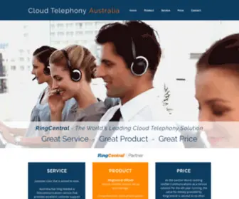 Cloudtelephony.com.au(Cloud Telephony Australia) Screenshot