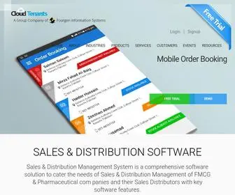 Cloudtenants.com(ERP Software Platform) Screenshot
