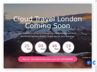Cloudtravels.co.uk(Cloud Travel London) Screenshot