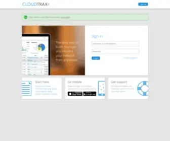 Cloudtrax.com(Cloudtrax) Screenshot