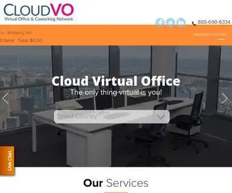 Cloudvirtualoffice.com(CloudVO Virtual Offices and Coworking Spaces) Screenshot