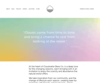 Cloudwaterbrew.co(Cloudwater Brew Co) Screenshot