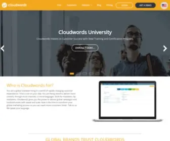 Cloudwords.com(Translation Management Automation) Screenshot