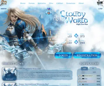 Cloudy-World.ru(Cloudy World) Screenshot