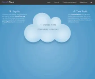 Cloudyfiles.com(Cloudyfiles) Screenshot