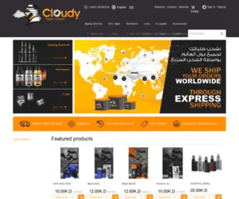 Cloudykw.com(Cloudy Vape Store كلاودي للفيب (الشيشة الالكترونية)) Screenshot