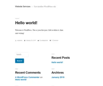 Cloudyourdata.com(Just another WordPress site) Screenshot