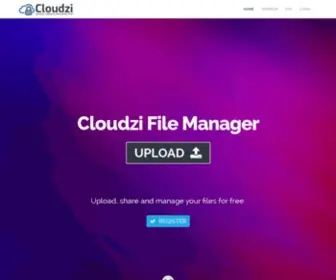 Cloudzi.net(Upload) Screenshot