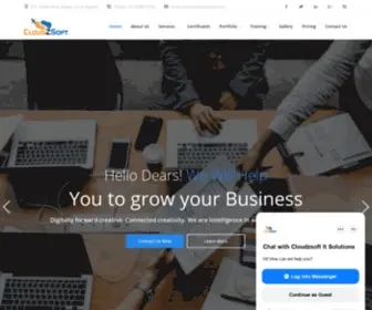 Cloudzsoft.com(Cloudzsoft it solutions) Screenshot
