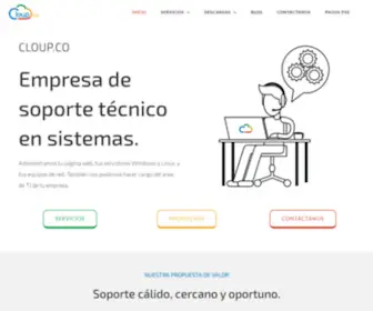 Cloup.co(Empresa de Soporte Técnico en Sistemas) Screenshot