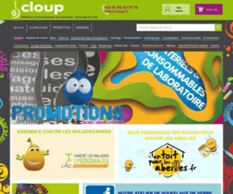 Cloup.fr(Matériel & consommables de laboratoire) Screenshot