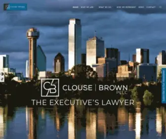 Clousebrown.com(Solutions for executives and licensed professionals) Screenshot
