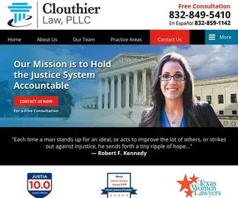 Clouthierlaw.com(Texas Appeals Lawyer) Screenshot