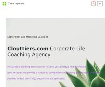 Clouttiers.com(Zen Corporate) Screenshot