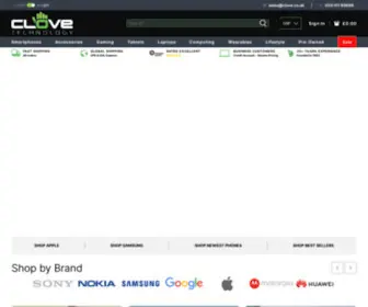 Clove.co.uk(Clove Technology) Screenshot