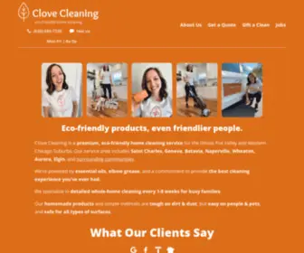 Clovecleaning.com(Clove Cleaning) Screenshot