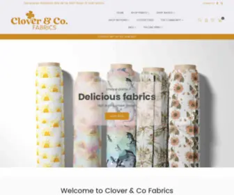 Cloverandcofabrics.com(Clover &amp; Co Fabrics) Screenshot