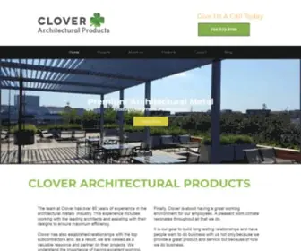 Cloverarchitecturalproducts.com(Clover Architectural Products) Screenshot