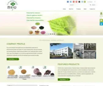 Cloverbiotech.com(Xi'an Lucky Clover Biotech Co) Screenshot