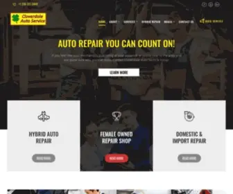 Cloverdaleautoservice.com(Winston salem auto repair) Screenshot