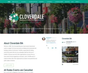 Cloverdalebia.com(Cloverdale BIA) Screenshot