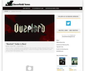 Cloverfieldnews.com(The Cloverfield Universe) Screenshot