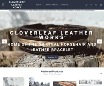 Cloverleafleatherworks.com(Cloverleaf Leather Works) Screenshot