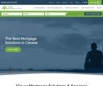 Clovermortgage.ca(Mortgage Brokers Toronto Mortgage Services) Screenshot