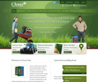 Cloverpeat.co.uk(Clover is a family business) Screenshot