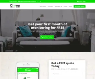 Cloversmarthome.com(Clover Smart Home) Screenshot