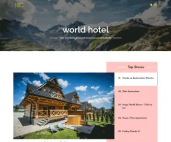 Cloverss.com(Take you through special hotels around the world) Screenshot