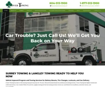 Clovertowing.com(Clover Towing) Screenshot