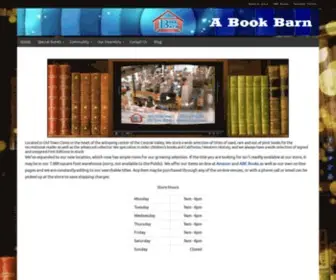 Clovisbookbarn.com(A Book Barn) Screenshot