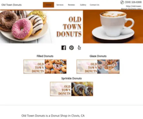 Clovisdonuts.com(Old Town Donuts is a Donut Shop in Clovis) Screenshot