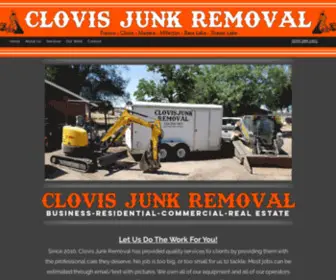 Clovisjunkremoval.com(CLOVIS JUNK REMOVAL) Screenshot